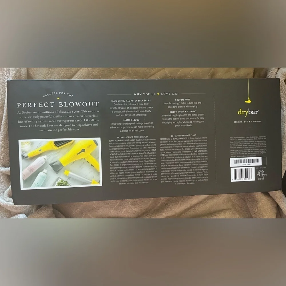 Drybar The Smooth Shot Paddle Brush Blow Dryer. - Picture 4 of 8